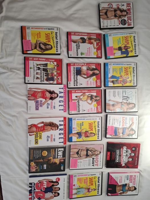 Ewa Chodakowska zestaw cd DVD płyty Rewolucja Hot body Target Skalpel