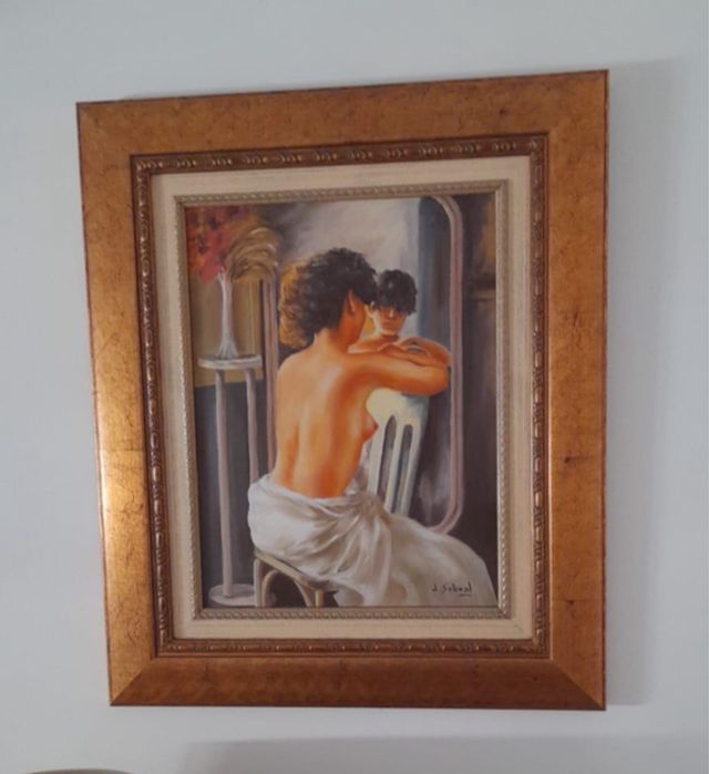 2 Quadro Pintura à Mão Original