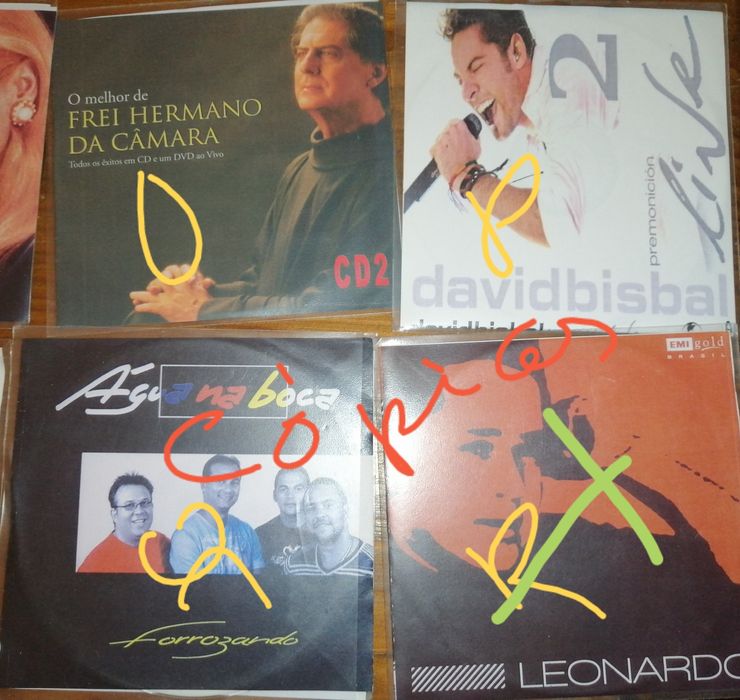 CDs cópias várias