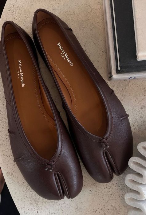 Maison Margiela лофери лодочки балетки туфли tabi лоферы човники мюли