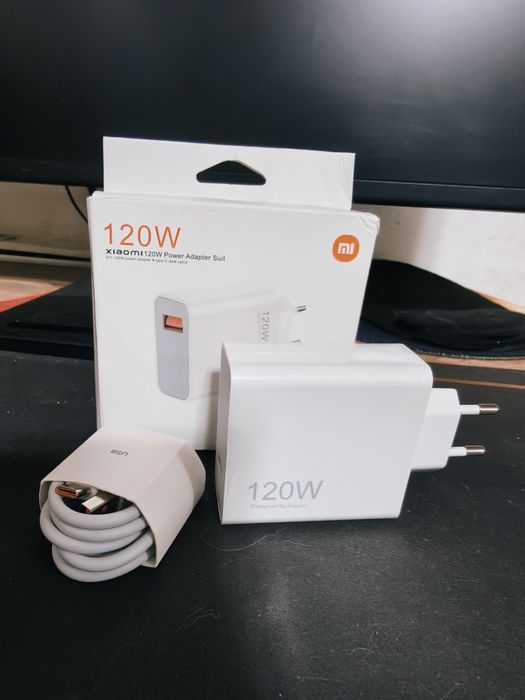 Зарядка Xiaomi 120W GaN з кабелем Type-C (оригінал)