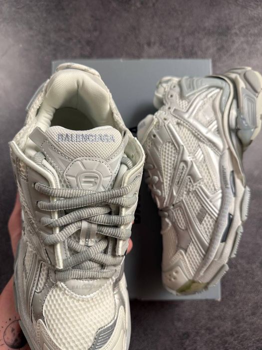 [БЕЗ ПРЕДОПЛАТ] Balenciaga Runner Trainer White/Silver баленси баленсиага раннер