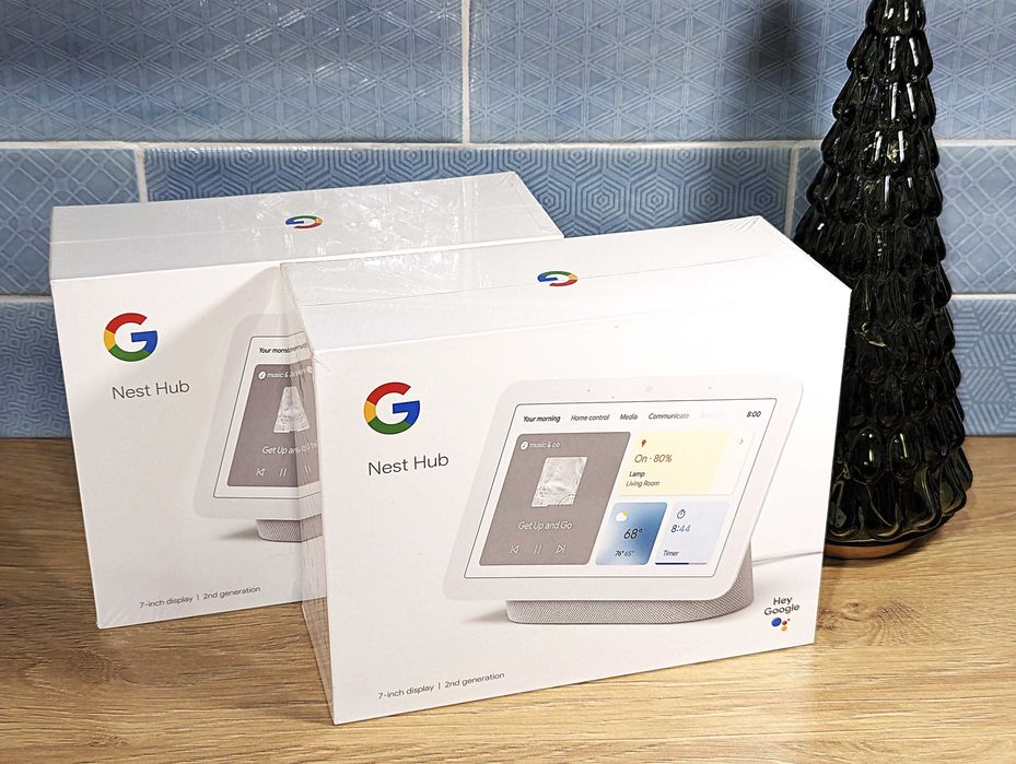 НОВА Розумна колонка з екраном Google Nest Hub Google Assistant USA