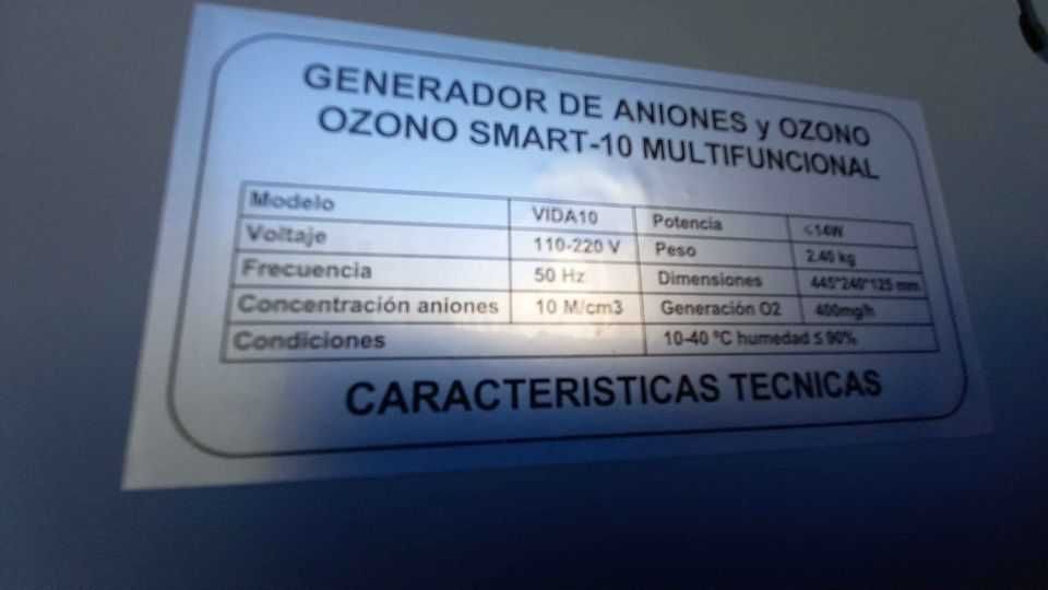 Gerador de Ozono "Smart PRO Vida 10"