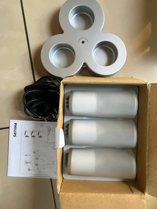 Świeczki LED Philips Imageo zestaw 3 sztuki