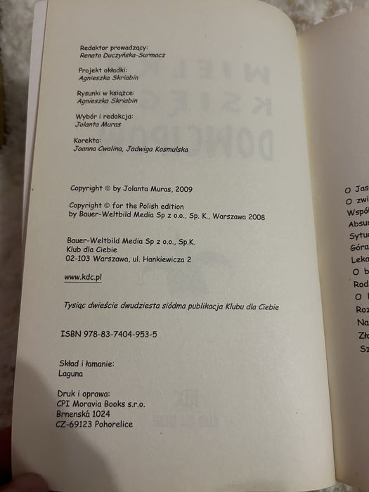 Wielka Księga Dowcipów – wydanie książkowe, humor, 2009