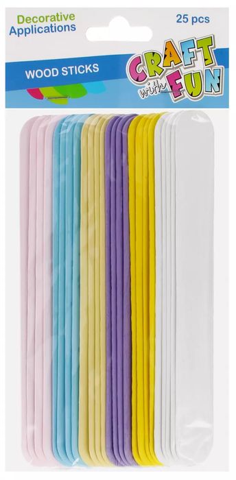 Ozdoba Dekoracyjna Drew Pat Kol Pastel Op25Szt Cf 12/96. Craft With Fun. Nowy Produkt