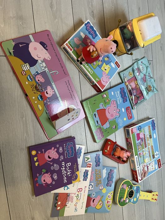 Zestaw Peppa dla fanów Kamper, auto, figurki
