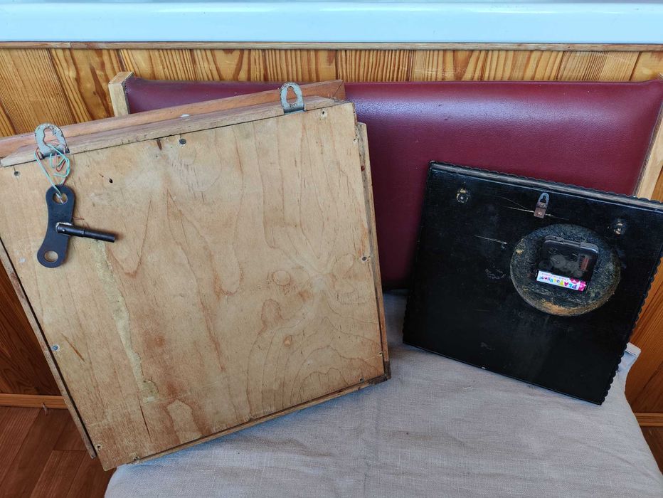 Часы настенные, механичнские. /  Часы "Янтарь" СССР.  Рабочие