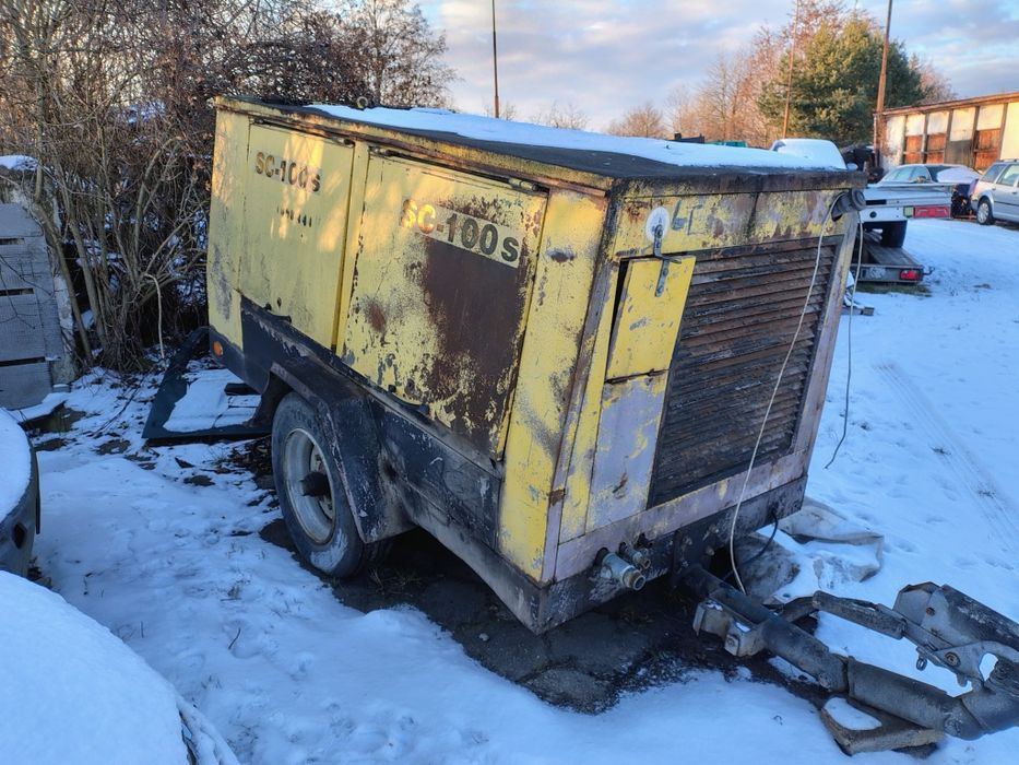 Sprężarka kompresor śruby duża 6 cylindrów turbo