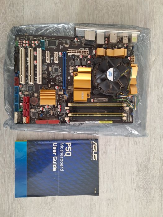 Płyta główna  PQ5 z procesorem IntelCore Duo 3,00 GHZ plus 4 GB RAM