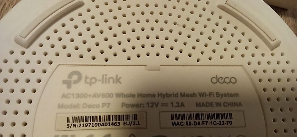 Tplink Deco P7 powerline