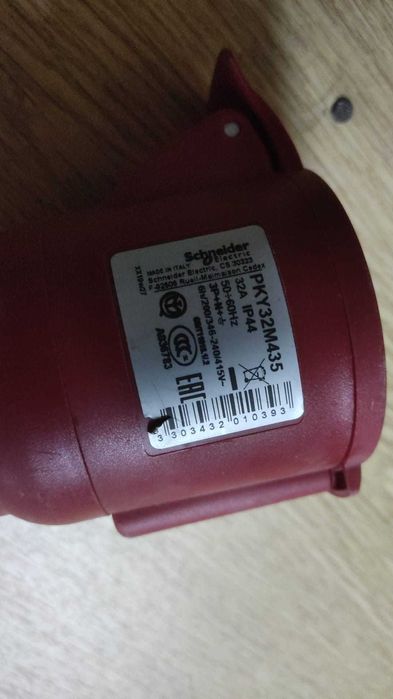 Fichas trifásicas 32A macho e fêmea ip44