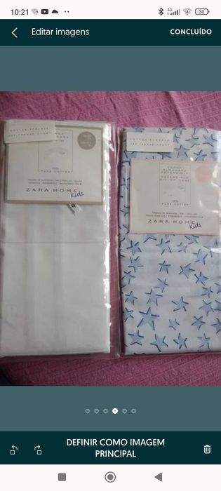 Zara,capa e 2 fronhas