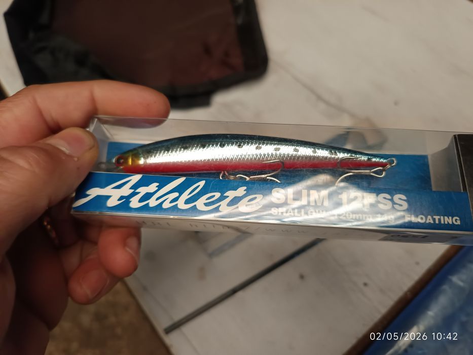 2 amostras pesca Jackson athlete Slim 120