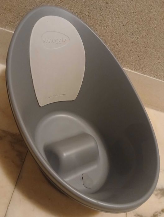 Banheira SHNUGGLE ergonómica & portátil, como NOVA — p/ bebé 0-12Meses