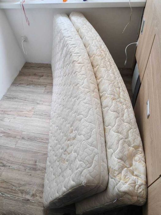 2 materace Jysk Dreamzone Bio Organic 80x200 pianka+kokos twarde