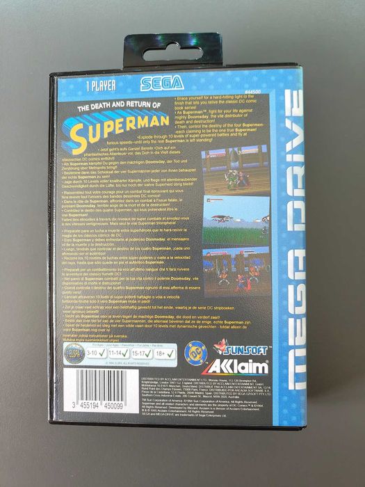 Death and return of Superman Mega Drive
