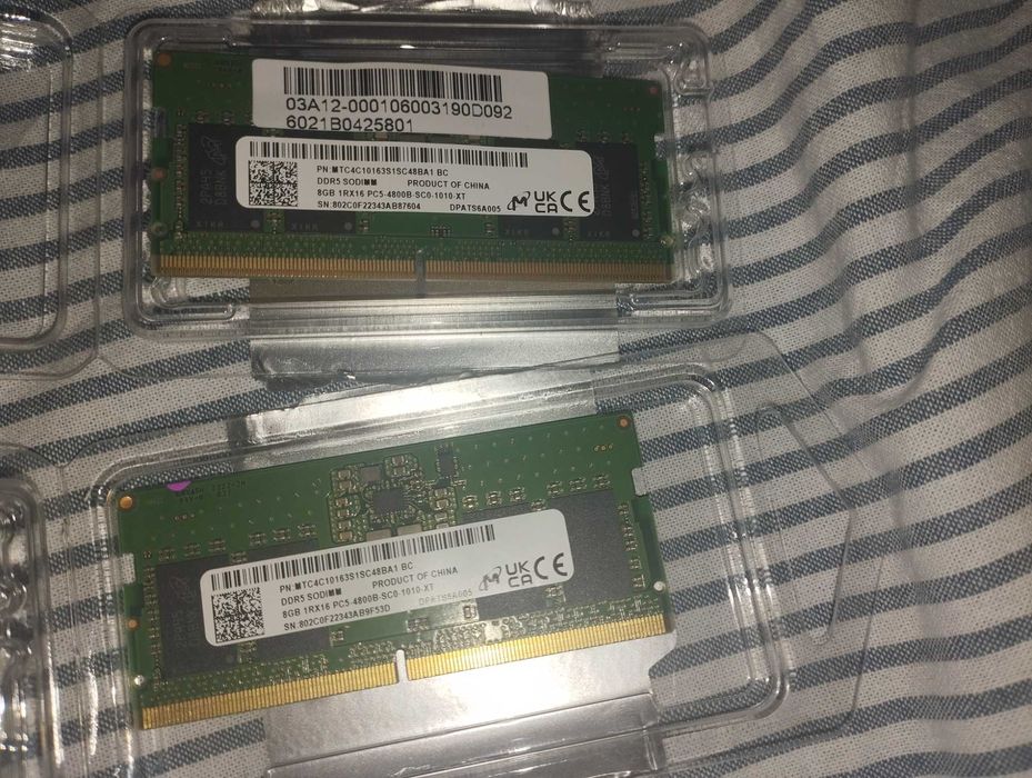 Ram SODDIM DDR5 8X2 gbs