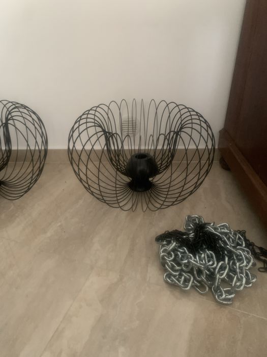 Black Wire Ceiling Lamps