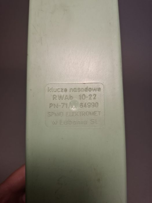 Zestaw kluczy nasadowe prl Nowe