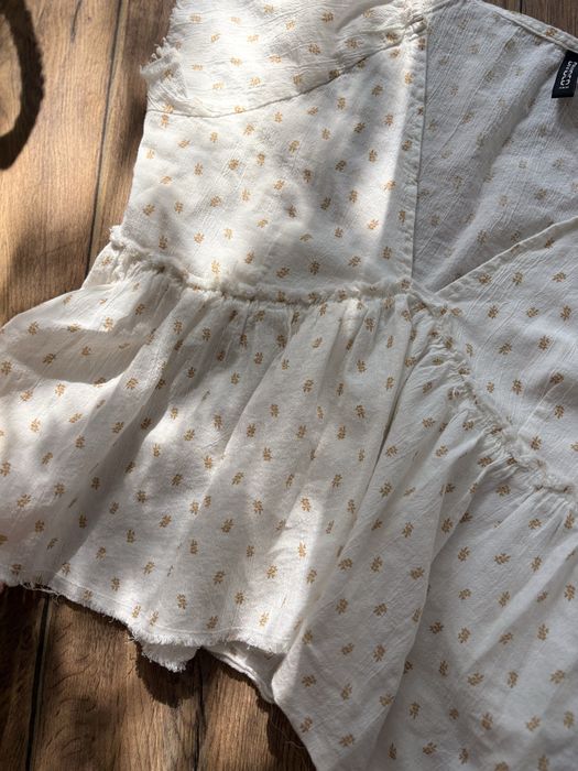 Bluzka koszula boho z falbanką