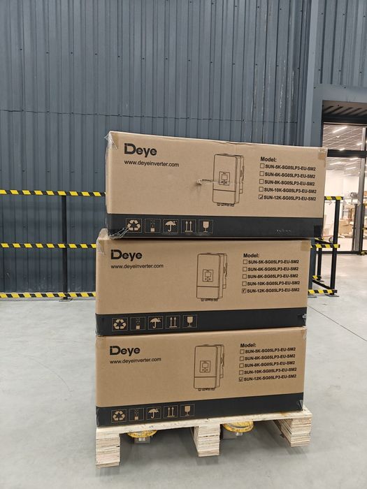 Гібридний інвертор Deye Sun-12K-SG05LP3-EU-SM2  3-фази