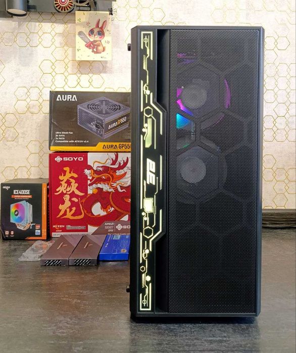 Ігровий ПК Ryzen 7 3700X RX 5600 XT 6GB 32 DDR4 8|16 ядер AM4 B450