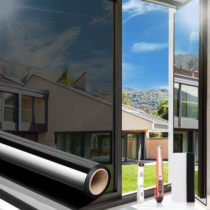 termoizolacyjna folia okienna, odblaskowa