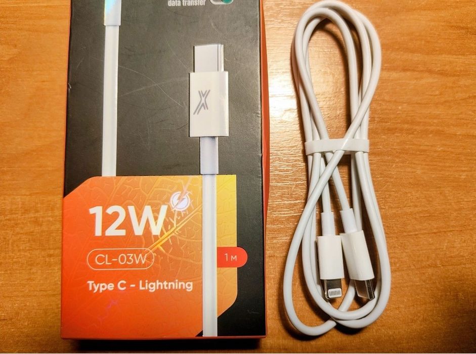 Data кабель GrandX Type-C Lightning CL-03W IPhone Айфона