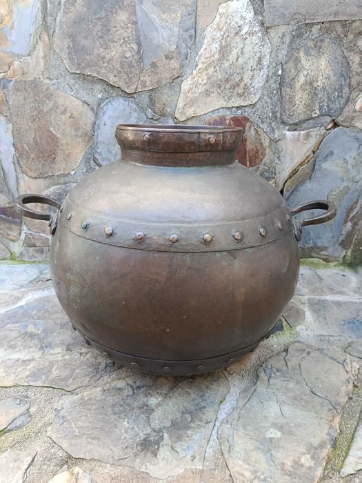 Tacho Alambique Cobre Séc XIX 56 cm 14 kg
