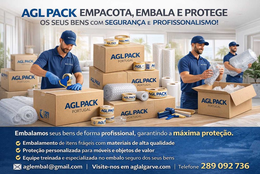 AGLPACK Portugal: Mudanças Internacionais Chave na Mão