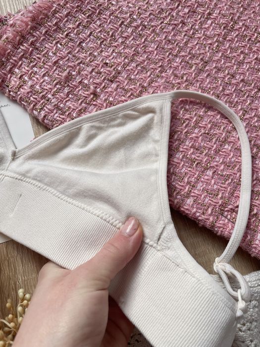 Бюстгальтер ліф топ в рубчик натуральний м’який