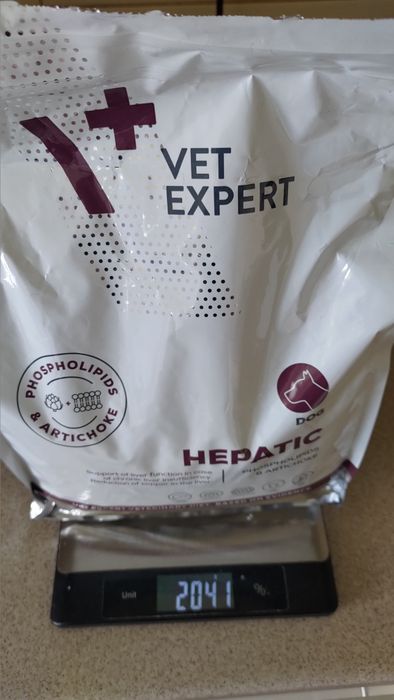 Karma dla psa Hepatic Vet Expert 2kg + 2x400g