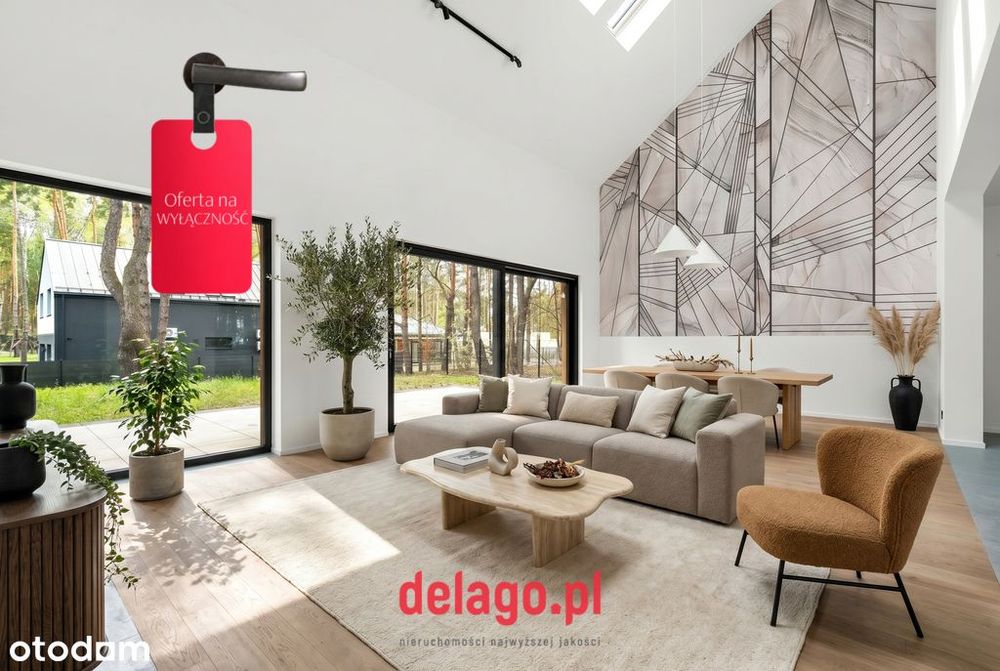 Rodzinny, parterowy dom przy lesie