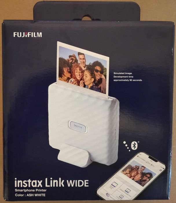 Fujifilm Instax Link WIDE A Drukarka Foto Natychmiastowa Do Smartfona