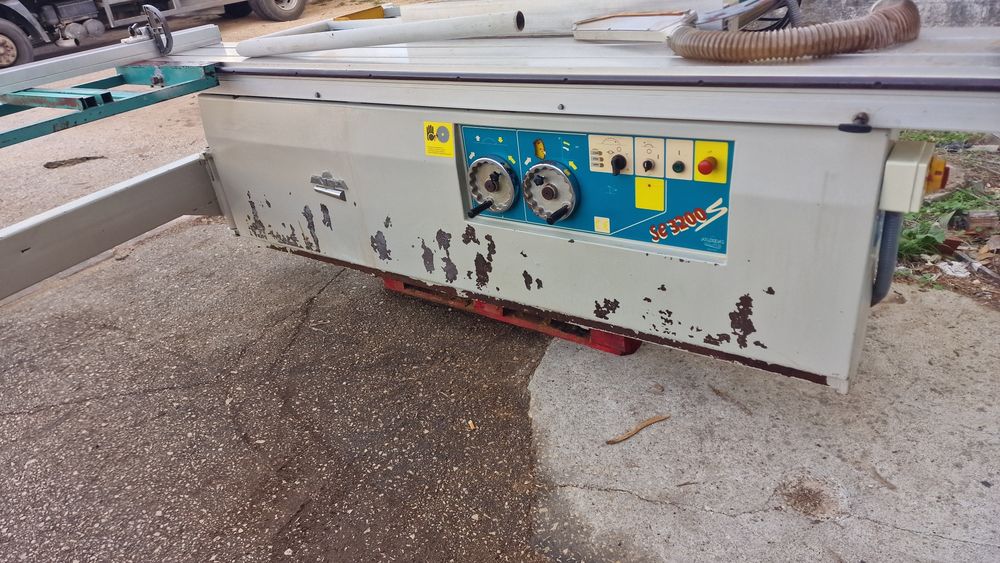 Esquadrejadora mida carro 3200 inclina 45g maquinas de carpintaria