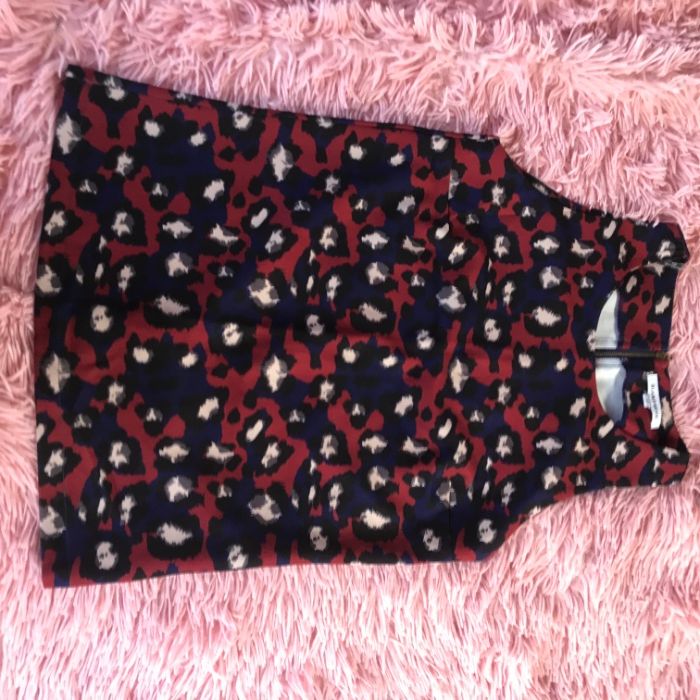 Bluzka w czerwoną panterkę 36 S