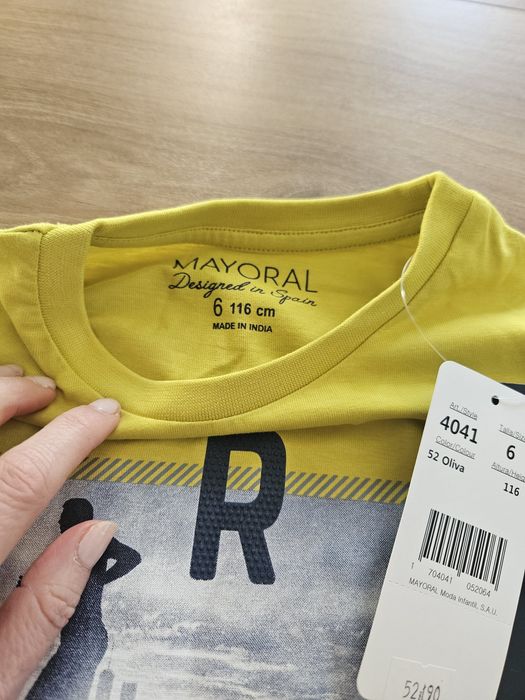 Koszulka długi rękaw Mayoral 116 nowa