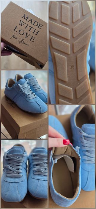 Продам стильні замшеві кеди (кросівки)