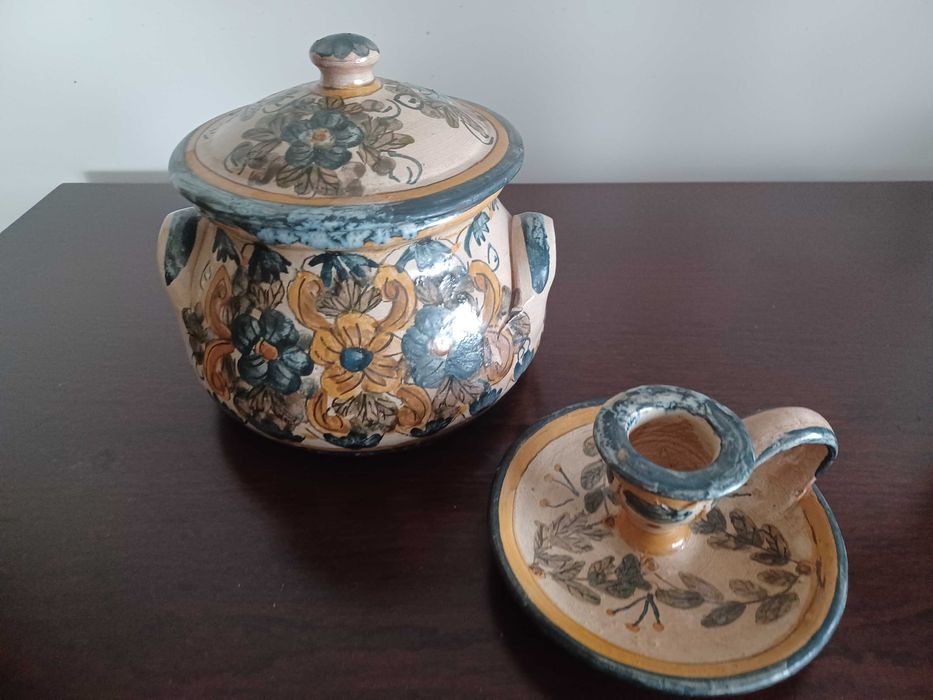 Pote e Castiçal Louça de Almancil