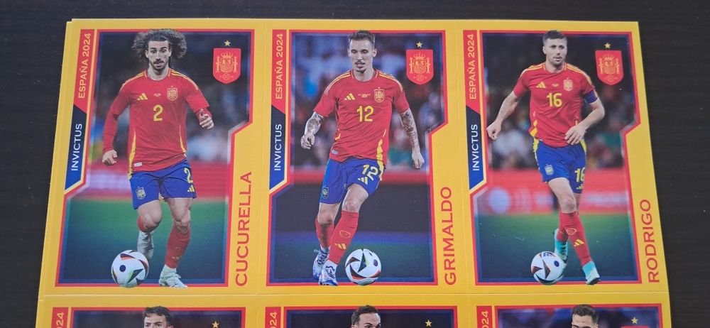 Pack cromos selecao campea Euro 2024 Espanha da Panini
