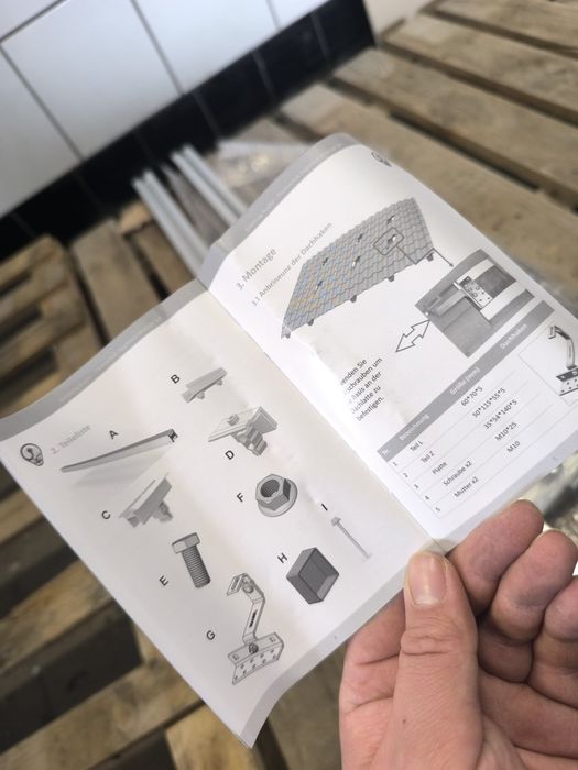 System do montażu paneli fotowoltaicznych solarów szyny fotowoltaika