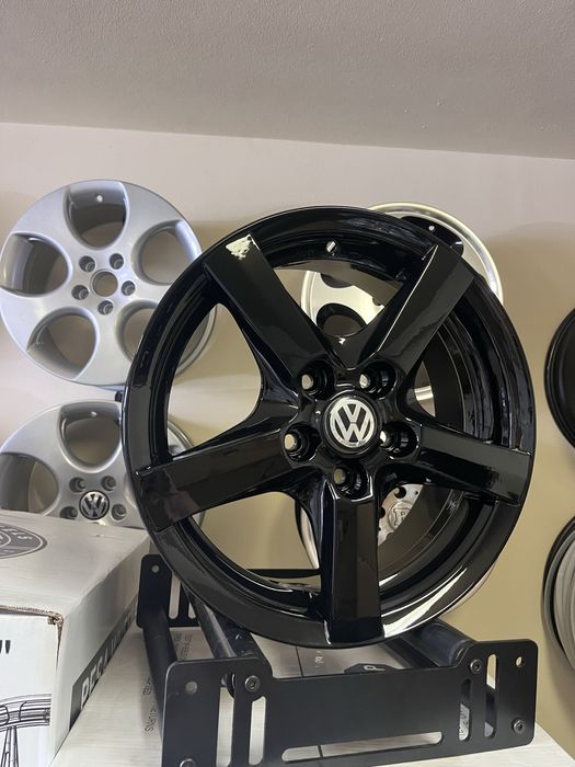Jantes 16” 5x112 Pretas Compativeis VW Caddy Golf Audi A3 Seat Leon