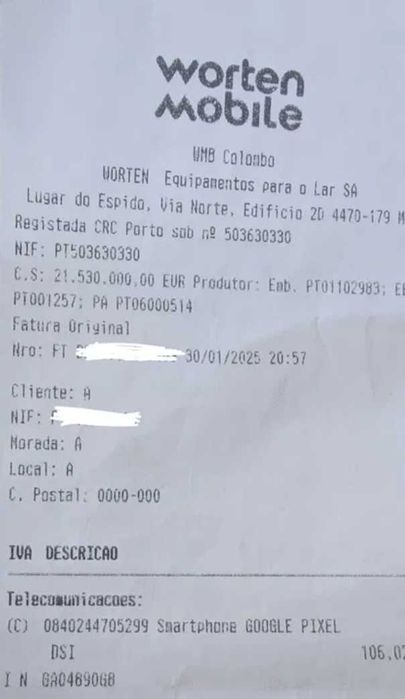 Google Pixel 8 Pro 256GB – Como Novo – Caixa + Capa Original