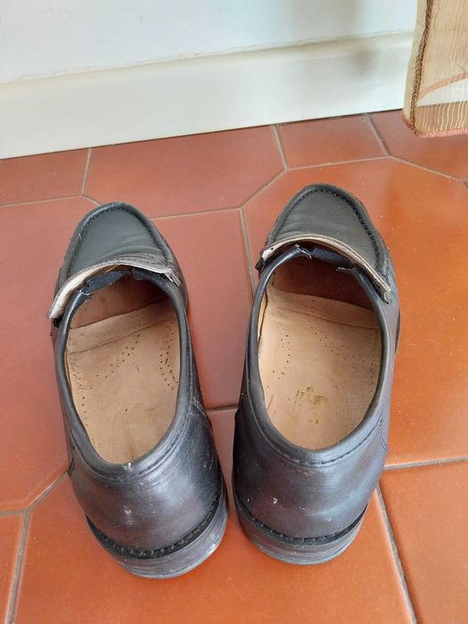 Sapatos de vela, clássicos, pretos, tamanho 40