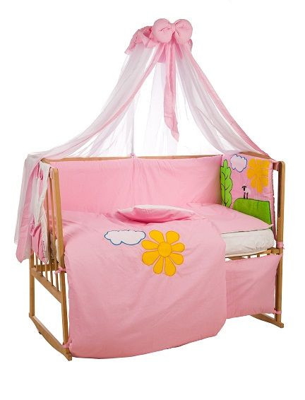 Комплект в ліжечко дитяче Бепіно Bepino бараyxbr  на лузі