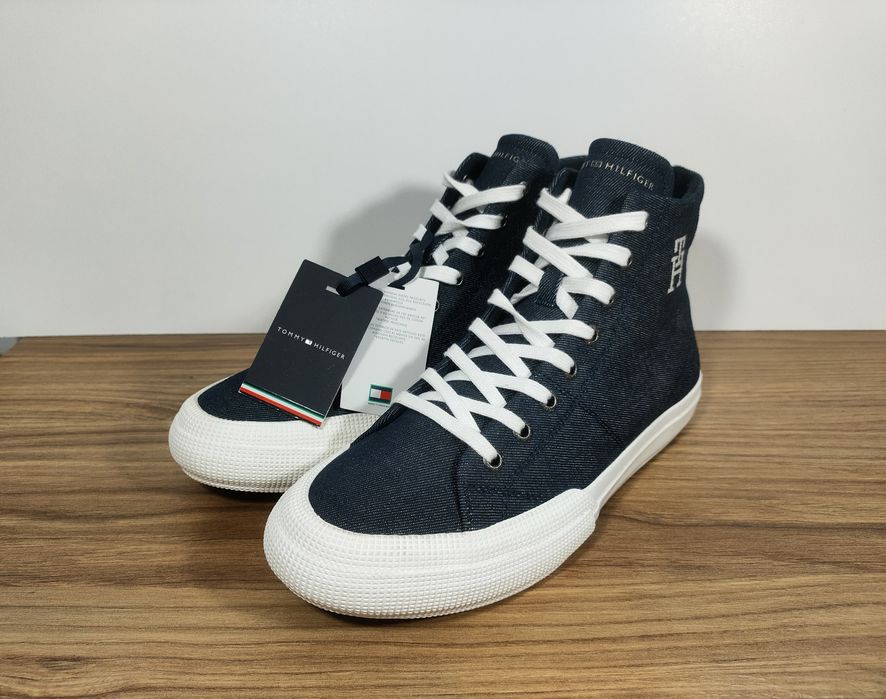 Buty Tommy Hilfiger sneakersy męskie bawełniane r. 41 26cm