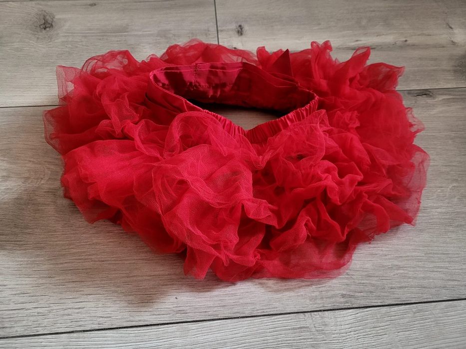 Next* Czerwona spódniczka tutu tiulowa *80