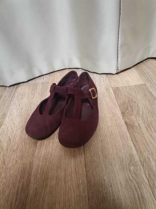 Балетки натуральна замша